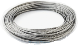 Lano oceov DIN 3055 v PVC 5 / 6mm coln