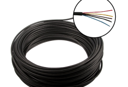 K�bel metr�  7-�ilov�, 6 x 0,75 mm + 1 mm, gumov� pl᚝