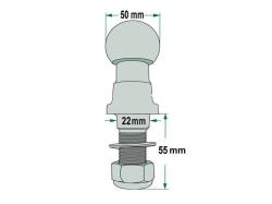 Gua an pr. 50mm M22x55mm 1500kg